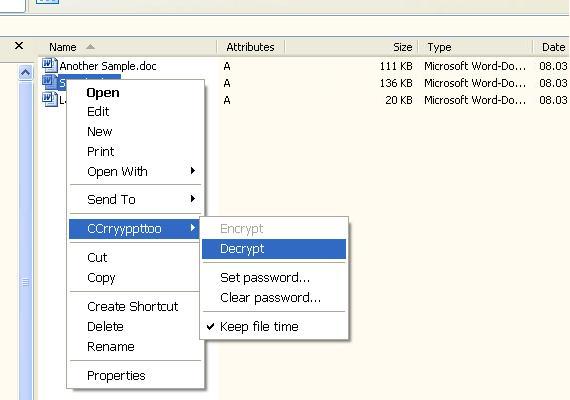CCrryyppttoo Explorer Extension (CEE) / CCrryyppttoo Command (CC)